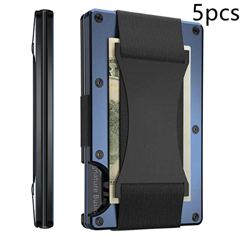 Carbon Fiber Metal Wallet with RFID Blocking Technology – Slim, Anti-Theft Cardholder