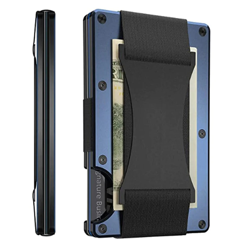 Carbon Fiber Metal Wallet with RFID Blocking Technology – Slim, Anti-Theft Cardholder