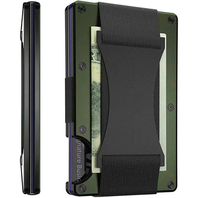 Carbon Fiber Metal Wallet with RFID Blocking Technology – Slim, Anti-Theft Cardholder