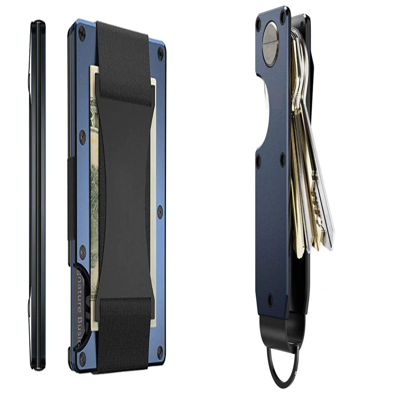 Carbon Fiber Metal Wallet with RFID Blocking Technology – Slim, Anti-Theft Cardholder