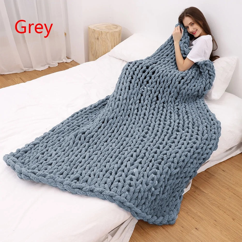 Yarn Knitted Blanket