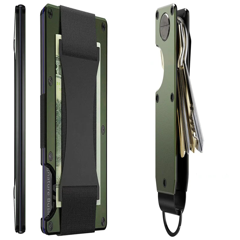 Carbon Fiber Metal Wallet with RFID Blocking Technology – Slim, Anti-Theft Cardholder