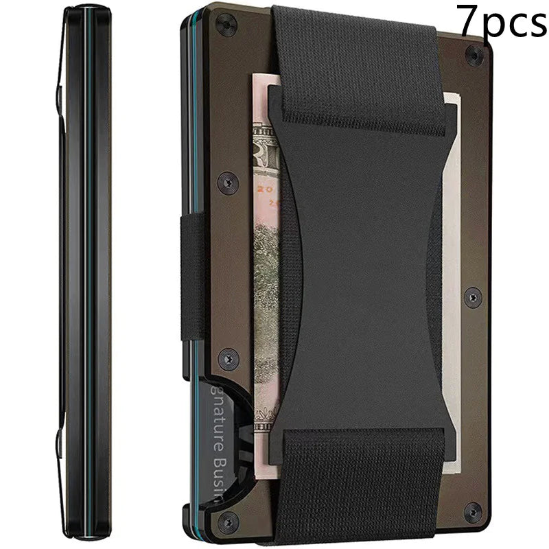 Carbon Fiber Metal Wallet with RFID Blocking Technology – Slim, Anti-Theft Cardholder