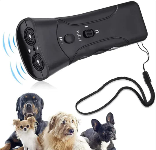 Handheld Ultrasonic LED Dog Trainer